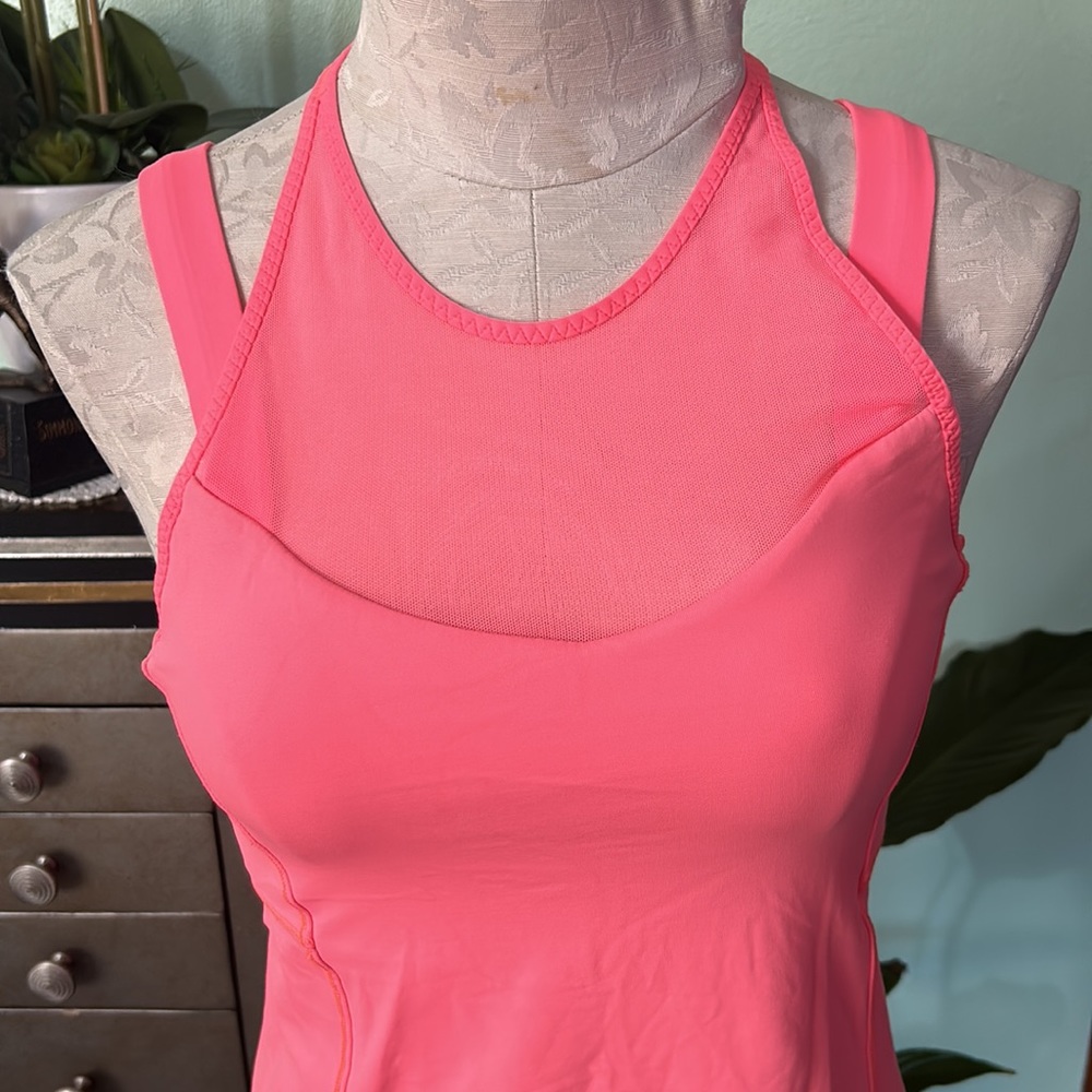 LULULEMON Running In The City Tank 2 Grapefruit Run Gym - Picture 4 of 12